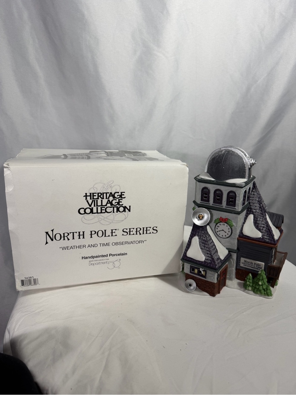 Dept 56 North Pole Series Weather and Time Observatory 1995 Christmas Village